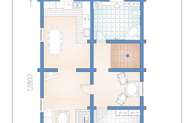 Оцифровка планов и чертежей в AutoCad. Начерчу планы помещения, фасады 1