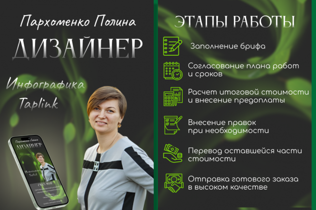 Оформление Taplink 1