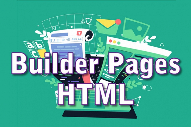 Builder Pages HTML редактор 1