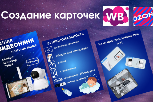 Инфографика для маркетплейсов WB и OZON 1