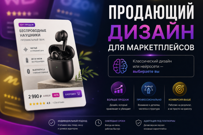 Инфографика для
маркетплейсов