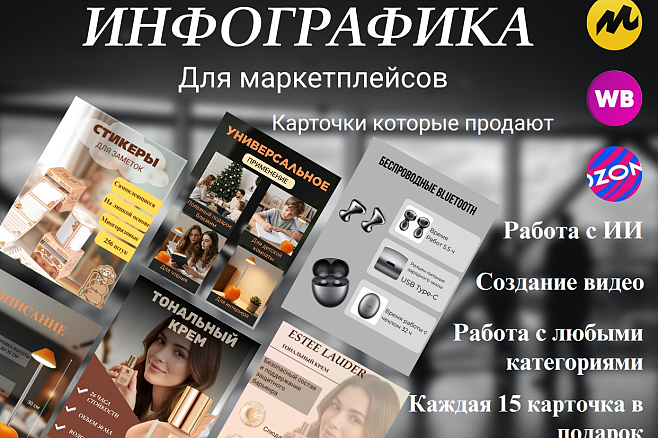 Инфографика и AI-видео с индивидуальным подходом