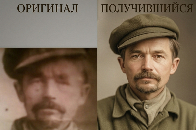 Реставрация фото. Оживление старых фотографий.