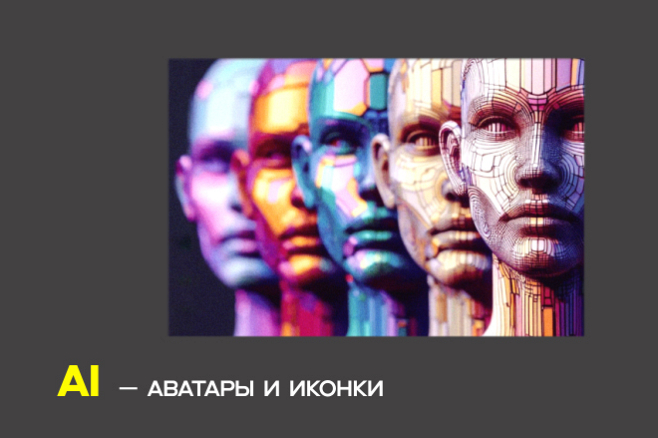 ИИ аватары и иконки с generative AI для бизнеса и
social media