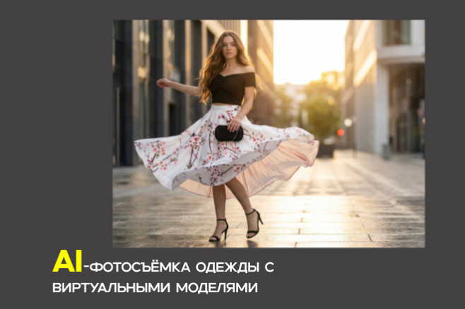 Создам fashion photo с AI моделями для брендов и
маркетплейсов