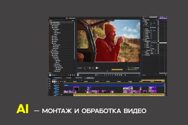 ИИ обработка и монтаж видео для Reels, TikTok, YouTube
и бизнеса