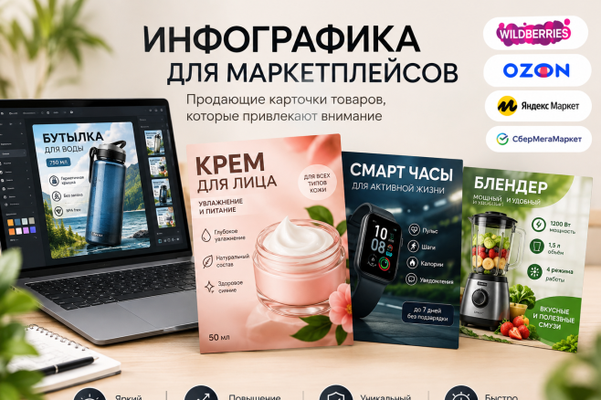 Инфографика для маркетплейсов 