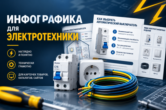 Инфографика для электротехники&nbsp;