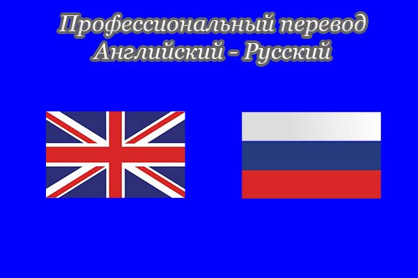 Профессиональный перевод  Английский - Русский 1