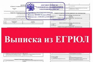 Выписка из ЕГРЮЛ с усиленной ЭЦП быстро