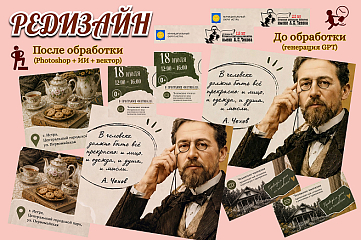РЕДИЗАЙН, PhSh, ИИ, инфографика, баннеры, афиши, плакаты, визитки