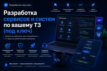 Разработка сервисов и систем по вашему ТЗ под ключ