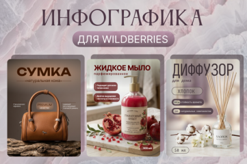 Продающая карточка товара для Wildberries, Ozon