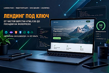 Разработка продающего лендинга на WordPress - HTML CSS