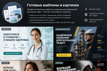 Готовые шаблоны и картинки