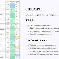 emex.ru – интернет магазин по продаже автозапчастей
