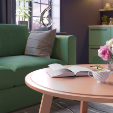 3D - Визуализация интерьера Ikea 4 ракурс